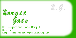 margit gats business card